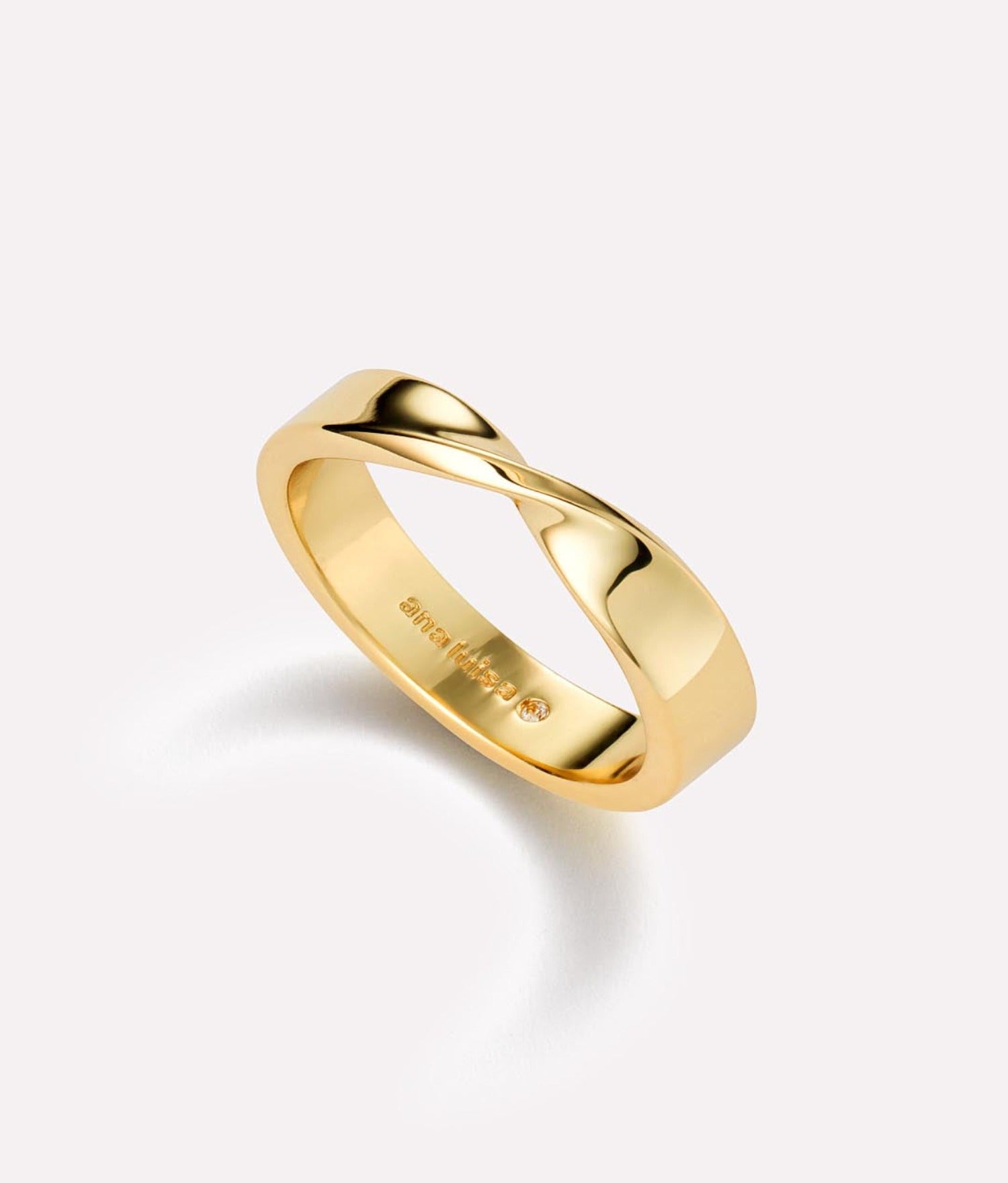 Eliora Gold Band Ring - Ana Luisa