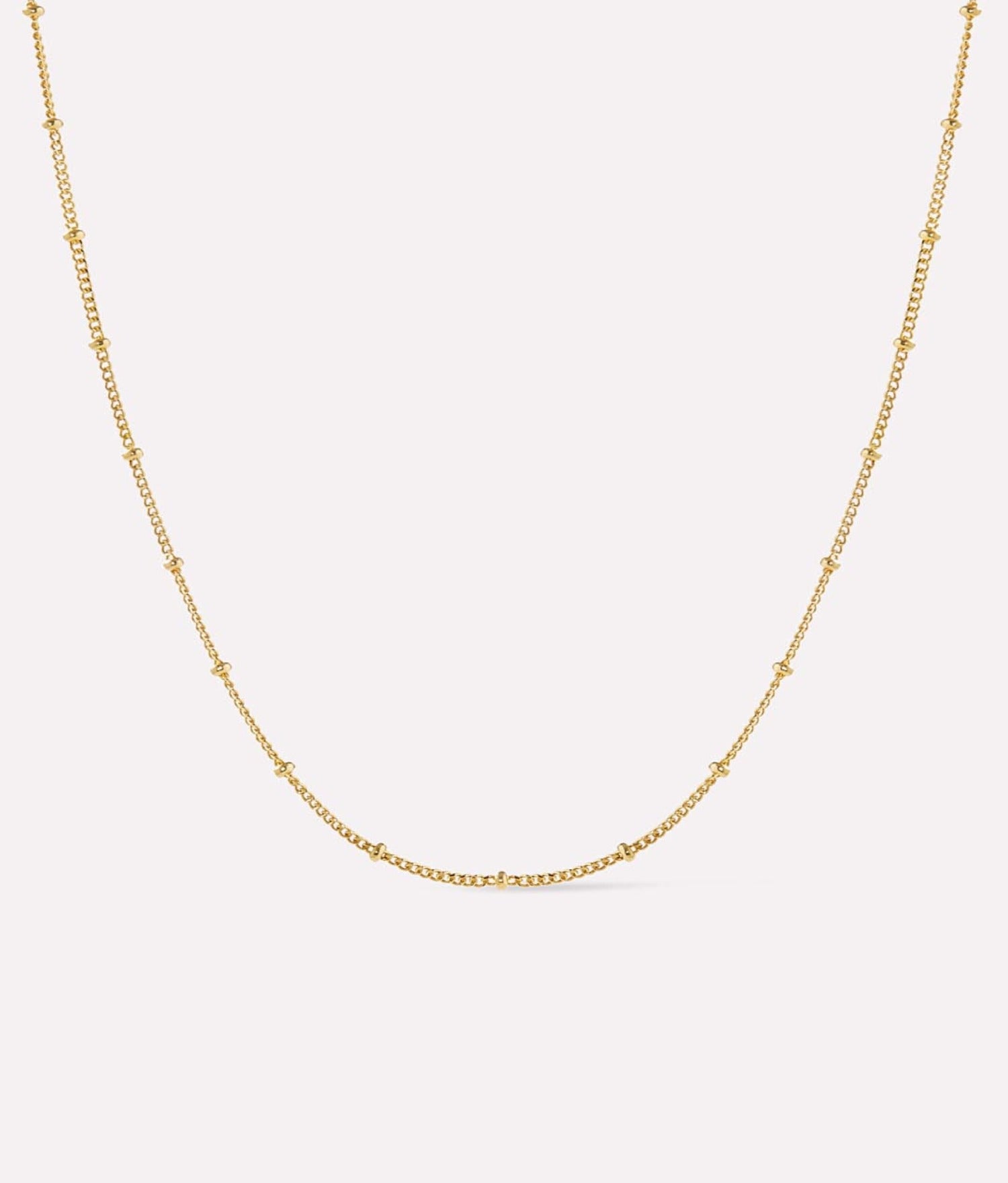 Ana Gold Small Ball Chain Necklace - Ana Luisa