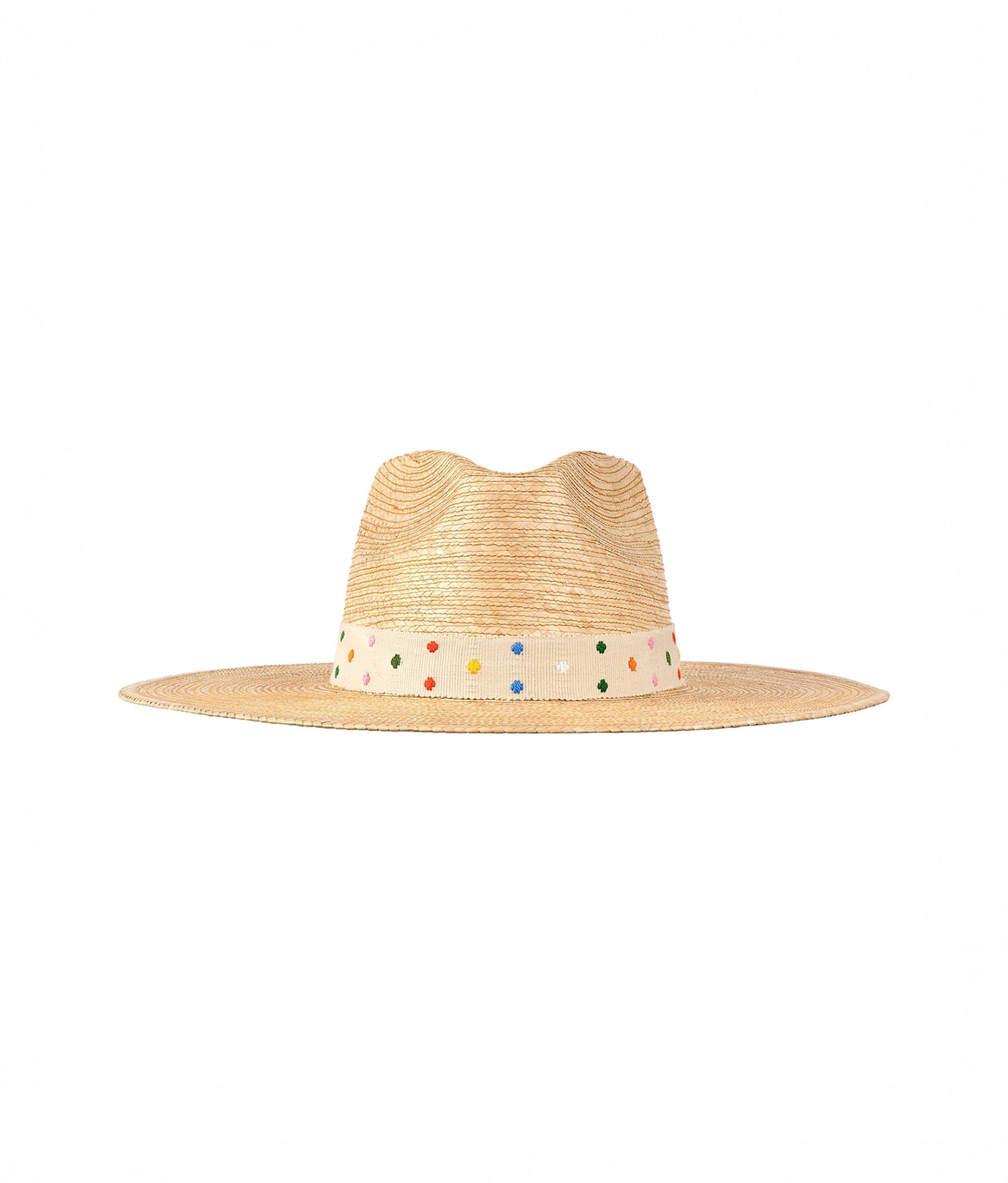 Vanilla Swiss Dot Hat
