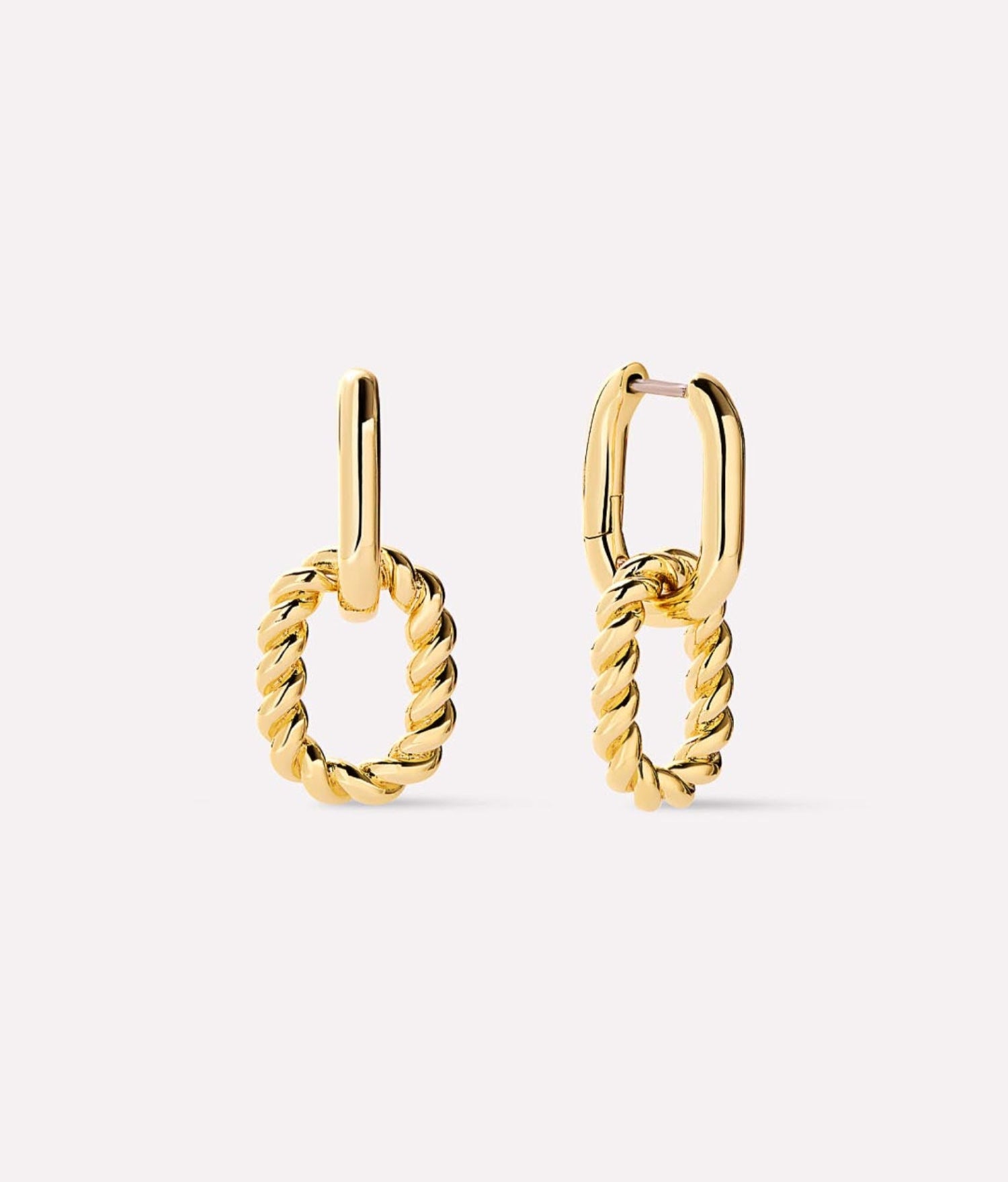 Ash Double Mini Gold Drop Earrings - Ana Luisa