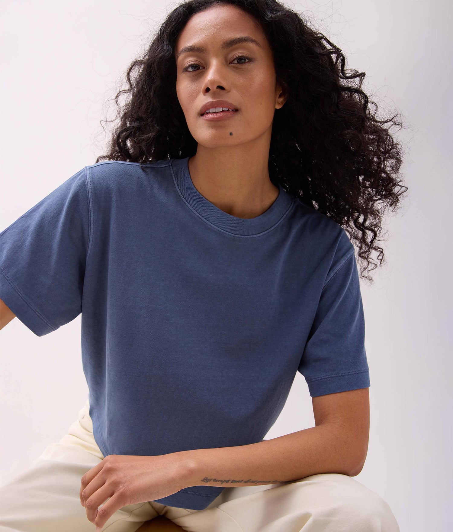 Women's Relaxed Crop Tee - Richer Poorer