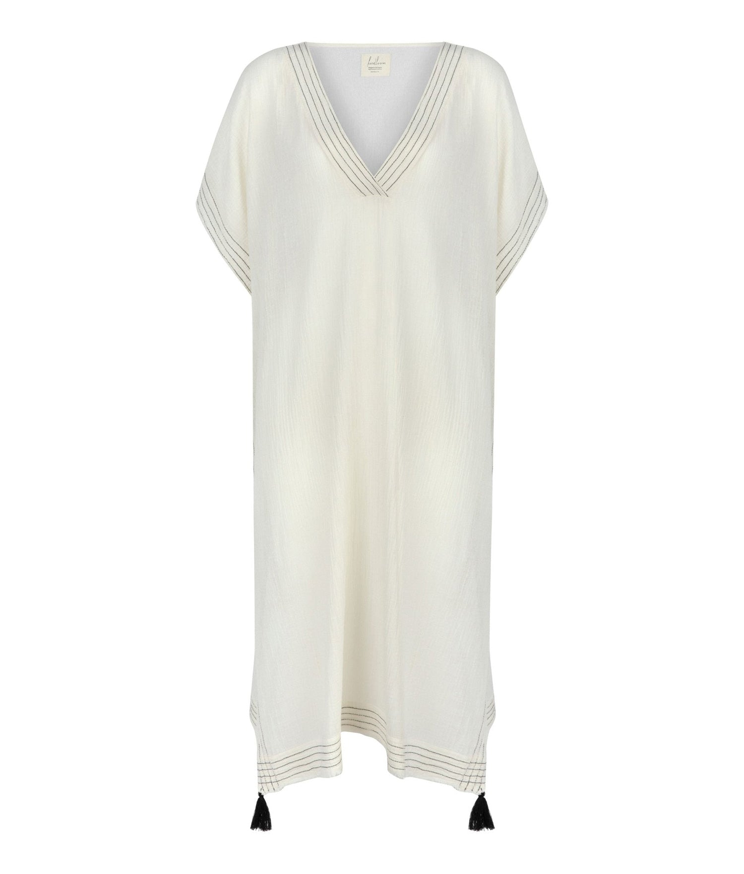 The Handloom Ela Kaftan - Natural